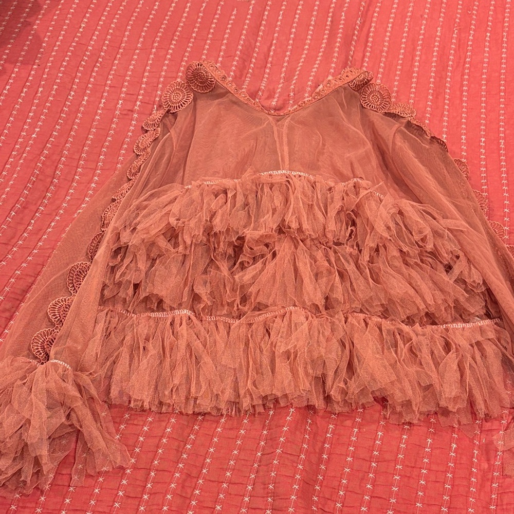 Ruffled Pink Blouse